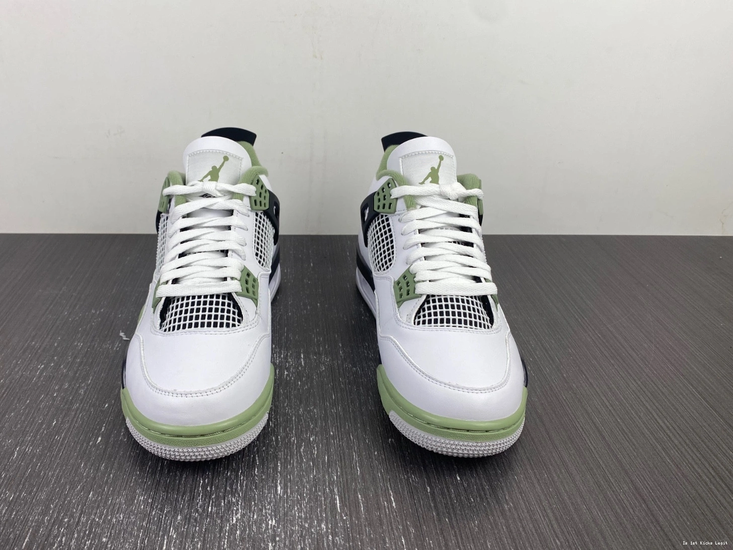 Green Jordan Air Seafoam WMNS Oil 4 AQ9129-103 1223